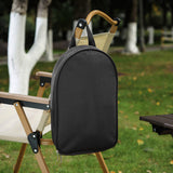 Portable Kitchen Utensil Storage Bag - Lightweight Organizer for Camping and Outdoor Cooking, Green