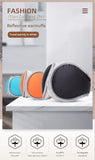 Red Winter Comfort Folding Earmuffs - Soft Fleece, Windproof and Waterproof