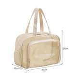 Waterproof beach bag with wet and dry separation, gym and swim storage bag, toiletries and cosmetic bag for swimsuits and goggles (green has shoe compartment)