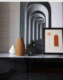 Nordic Abstract Resin Figurine - Modern Minimalist Home Decor Sculpture(Black)