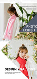 Luxe Soft Imitation Cashmere Scarf - Warm Solid Tone Shawl with Elegant Fringe(Off-white)