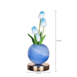Pink Tulip Night Light - Floral Table Lamp for Bedroom Ambiance