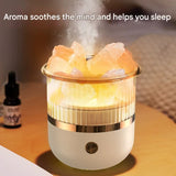 Crystal Humidifier with LED Light - Aromatherapy Diffuser for Home Relaxation(white)