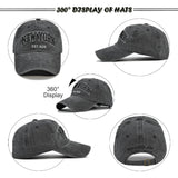 Vintage New York Est. 1625" Washed Cotton Baseball Cap - Adjustable & Unisex(Coffee)"