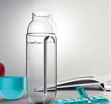 2-in-1 Water Bottle with 7-Day Pill Organizer - 600ml BPA-Free, Portable & Leakproof(Yellow)