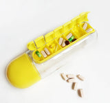 2-in-1 Water Bottle with 7-Day Pill Organizer - 600ml BPA-Free, Portable & Leakproof(Rose)
