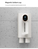 Smart Automatic Mouthwash Dispenser - Wall-Mounted, 3 Adjustable Levels, LED Display & Magnetic Cups(white)