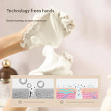 Electric Foaming Cleanser Maker - Rechargeable, Dense Foam for Deep Cleansing(Cherry Blossom Pink)
