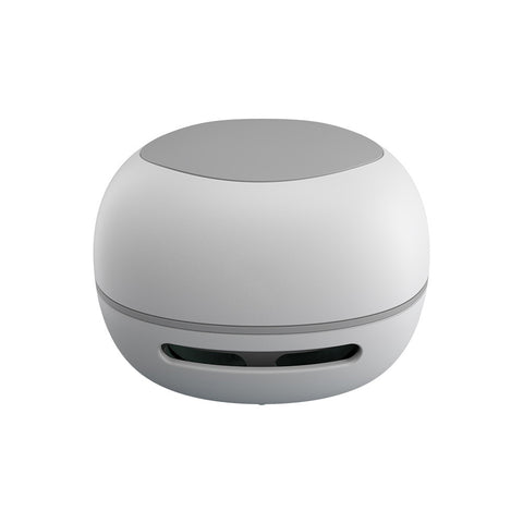 White Cordless Tabletop Crumb Sweeper - USB Rechargeable Mini Vacuum for Desk