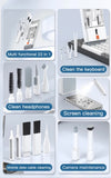 Black 22-in-1 Electronics Cleaning Kit - for Keyboards, Airpods, Laptops, Cell Phones, Cameras