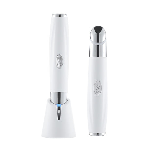 Rechargeable Eye Care Pen with Sterilizing Base - 3-Color Phototherapy Heat & Vibration