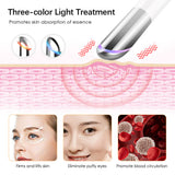 Rechargeable Eye Care Pen with Sterilizing Base - 3-Color Phototherapy Heat & Vibration