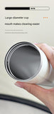 Mini Insulated Coffee Cup - 316 Stainless Steel, Portable & Stylish - Black Kitten (300ml+cup brush)