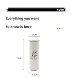 Mini Insulated Coffee Cup - 316 Stainless Steel, Portable & Stylish - Black Kitten (300ml+cup brush)
