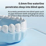 Portable Electric Oral Irrigator with 4 Nozzles 3 Pressure Modes - Black