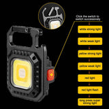 2 pcs Rectangle Mini flashlight for outdoor and self-defense use