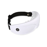 White Touch-Control Rechargeable Heated  Eye Massager for Daily Use