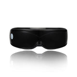 Black Touch-Control Rechargeable Heated  Eye Massager for Daily Use