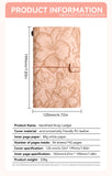 Purple 2-Pack Vintage Floral Embossed PU Leather Journals - 192 Pages Each