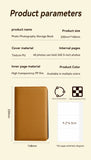 Beige PU Leather Zippered Photo Album - Holds 240 3 Prints"