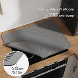 Gray Extra Large Silicone Countertop Protector & Dish Drying Mat - Dishwasher Safe (76x53cm)