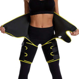 Yellow Women's 3-in-1 Body Shaper: Waist Cincher, Thigh Slimmer, Glute Lifter - Workout Gear (Size : S/M)