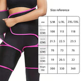 Pink Women's 3-in-1 Body Shaper: Waist Cincher, Thigh Slimmer, Glute Lifter - Workout Gear (Size : L/XL)