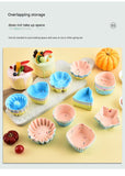 Style 3 Silicone Mini Cake Molds (30 Pack) -  For Cupcakes, Desserts (7x7x2.5cm)
