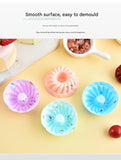 Style 3 Silicone Mini Cake Molds (30 Pack) -  For Cupcakes, Desserts (7x7x2.5cm)