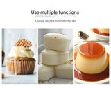 Style 3 Silicone Mini Cake Molds (30 Pack) -  For Cupcakes, Desserts (7x7x2.5cm)