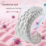 5 pcs Pink 4D Cloud Technology Shoe Inserts - High Rebound, Super Soft, Breathable, Athletic Support (size : 41-42/265mm)