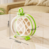 Green Portable Press-Release Ice Cube Maker Bottle - Makes 12 Cubes, Doubles as Bottle