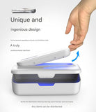 White 2-in-1 UV Sterilizer Box & Detachable Wand - For Phone, Jewelry, Masks