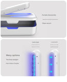 White 2-in-1 UV Sterilizer Box & Detachable Wand - For Phone, Jewelry, Masks