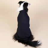 Black Classic Dog Sweatshirt with Hood & Drawstrings - For Large Dogs (Size : 3XL)