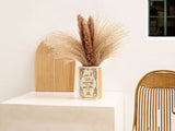 Literary Book Vase - Creative Ceramic Planter & Desk Organizer(Golden Book)