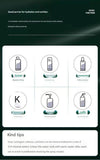 Blue Dual Nozzle Nano Facial Mister - USB Rechargeable Hydrating Spray
