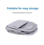Grey Spacious Pet Carrier Backpack with Clear Window - Comfortable Travel Bag for Cats & Small Dogs
