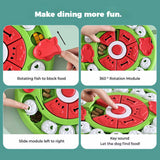 Blue Interactive Pet Puzzle Feeder Toy - Slow Eating & Mental Stimulation Game for Dogs & Cats