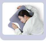 Light Pink Ergonomic Butterfly Memory Foam Pillow - Cervical Neck Support for Side, Back & Stomach Sleepers, Orthopedic Contour Design