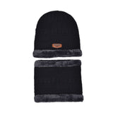 Khaki Men's 5-Piece Winter Essentials Set -  Lined Beanie Hat, Neck Warmer, Touchscreen Gloves & 2 Pairs Thermal Socks