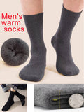 Khaki Men's 5-Piece Winter Essentials Set -  Lined Beanie Hat, Neck Warmer, Touchscreen Gloves & 2 Pairs Thermal Socks