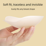 Size L 3 Pairs Skin Color Reusable Silicone Breast Lift Nipple Covers - Invisible Adhesive Bra Pasties for Seamless Lift & Coverage