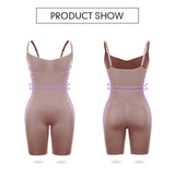 Size XXL Skin Color Seamless Full Body Shaper for Women - Tummy Control, Butt Lifter & Thigh Slimmer Bodysuit