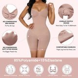Size XXL Skin Color Seamless Full Body Shaper for Women - Tummy Control, Butt Lifter & Thigh Slimmer Bodysuit
