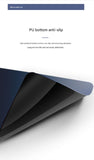 Black-Blue Gradient Premium Large Silicone Mouse Pad - Non-Slip, 600x300mm for Office and Gaming