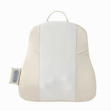 Beige Slim Wireless Shiatsu Back Massager Cushion - Rechargeable Heated Massage Pad for Full Back Relief