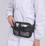 Grey Nurse Utility Belt Bag - Multi-Pocket Medical Organizer Waist Pack for Tools & Essentials