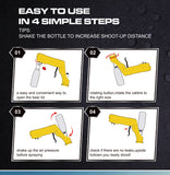 Gold Champagne & Beer Spray Gun - Ultimate Party Starter & Drink Dispenser with Bottle Opener