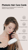 Black Advanced 3-in-1 Scalp & Hair Care Massage Comb - Red Light Therapy, EMS Microcurrent & Vibration for Healthy Hair Growth